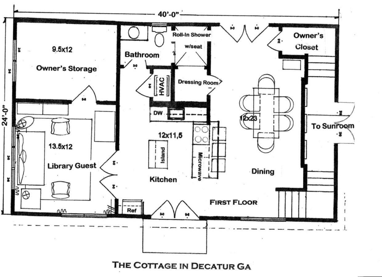 The Cottage Bed & Breakfast In Decatur Ga Exterior foto